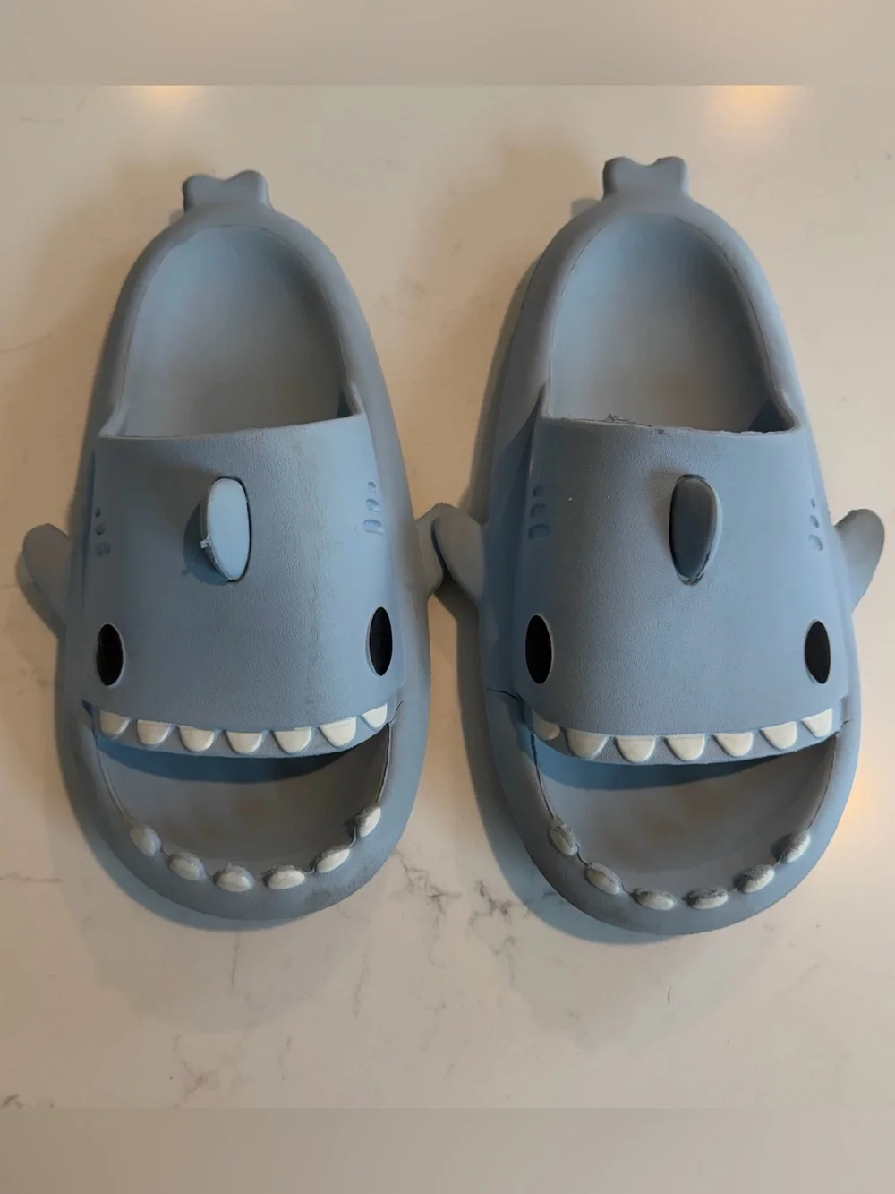 Kids Shark Slip-On Shoes - Blue